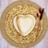 Heart Palm Leaf Dish