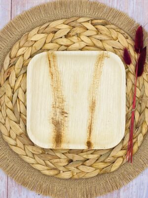 Square Palm Leaf Plate