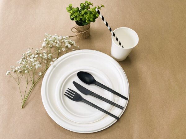 Black Cornstarch (CPLA) Knife