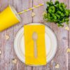 Yellow Paper Napkins (pack of 16)
