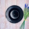 Black Round Sugarcane Bowl