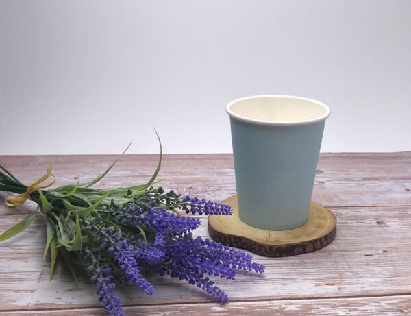 Blue 8oz Compostable Cup