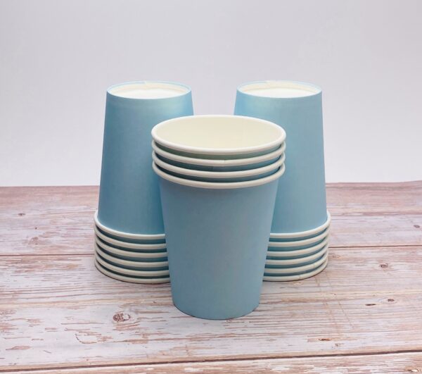 Blue 8oz Compostable Cup