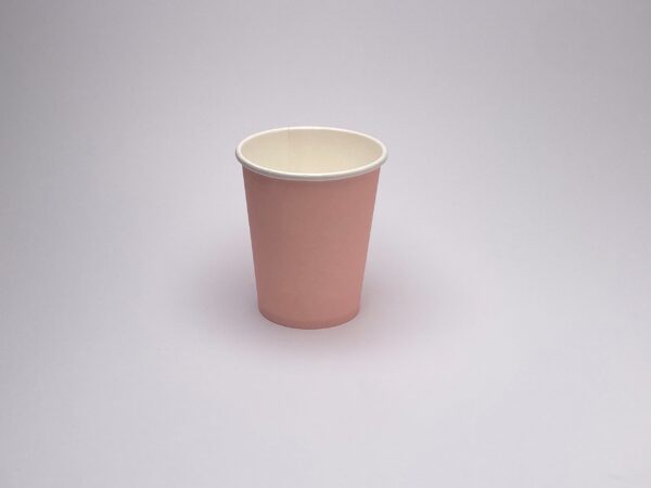 Pink 8oz Compostable Cup
