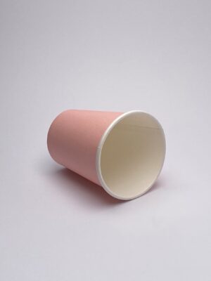 Pink 8oz Compostable Cup