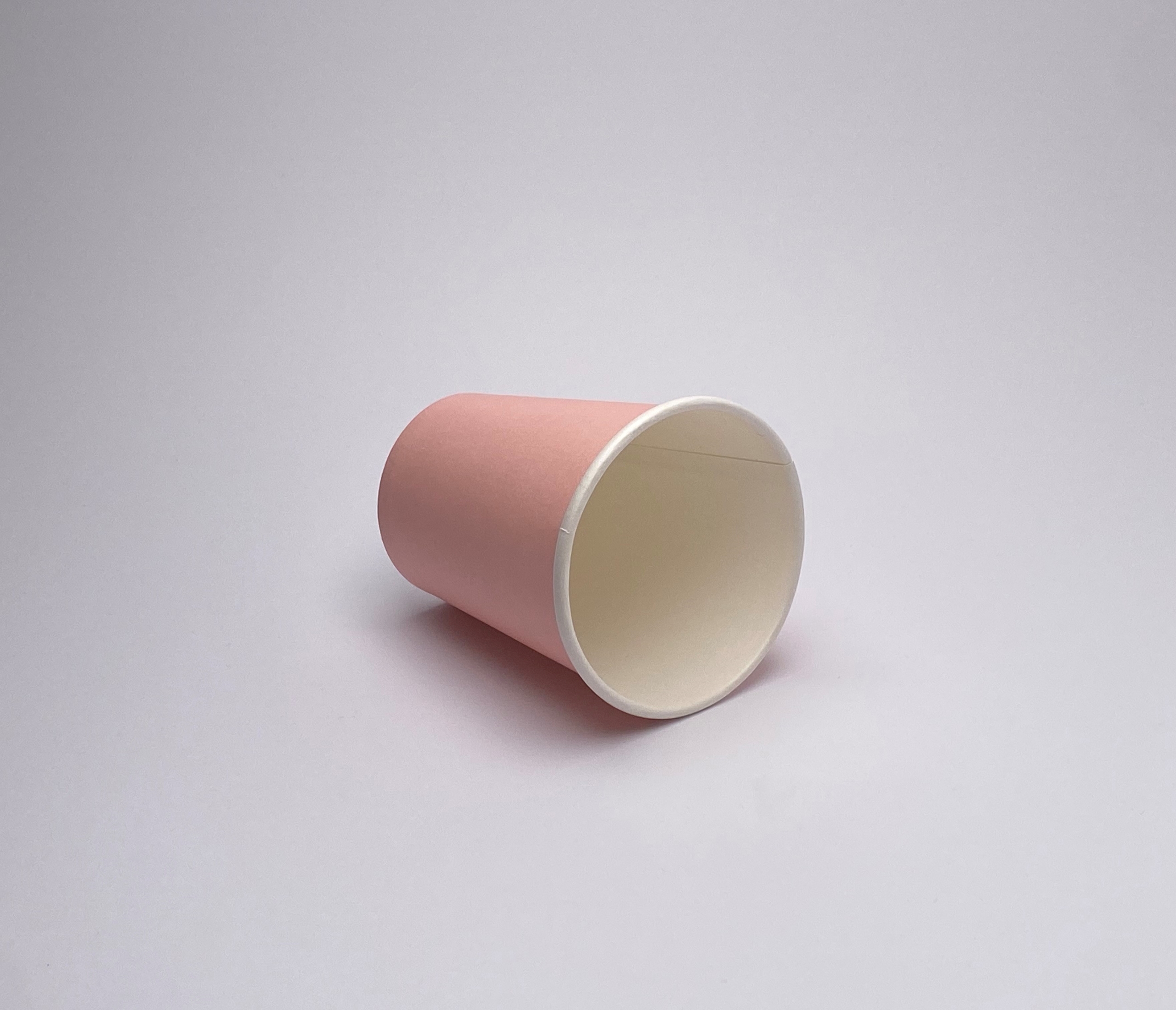 Pink 8oz Compostable Cup