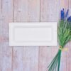 White Rectangular Sugarcane Platter