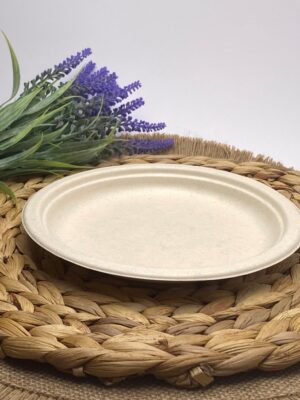 Natural Round Wheat Plate (Small)