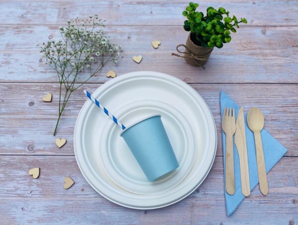 Blue Paper Napkins