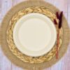 Natural Round Wheat Plate (Medium)
