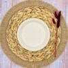 Natural Round Wheat Plate (Small)