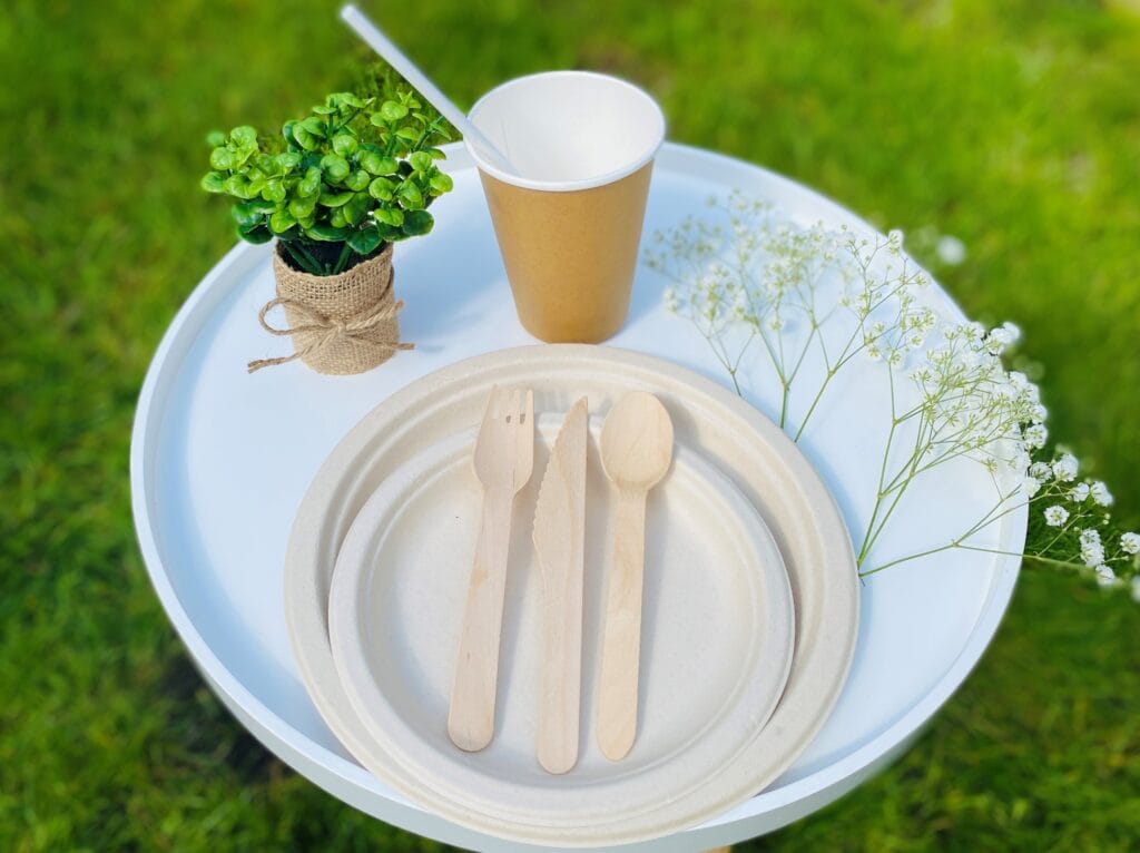 Natural Round Wheat Plate (Small)