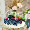 Wooden Love Cake Topper