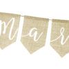 Just Married Jute Banner
