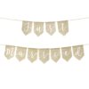 Just Married Jute Banner