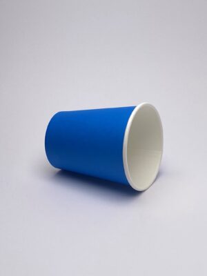 Navy 8oz Compostable Cup