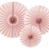 Dusty Rose Decorative Rosettes (pack of 3)