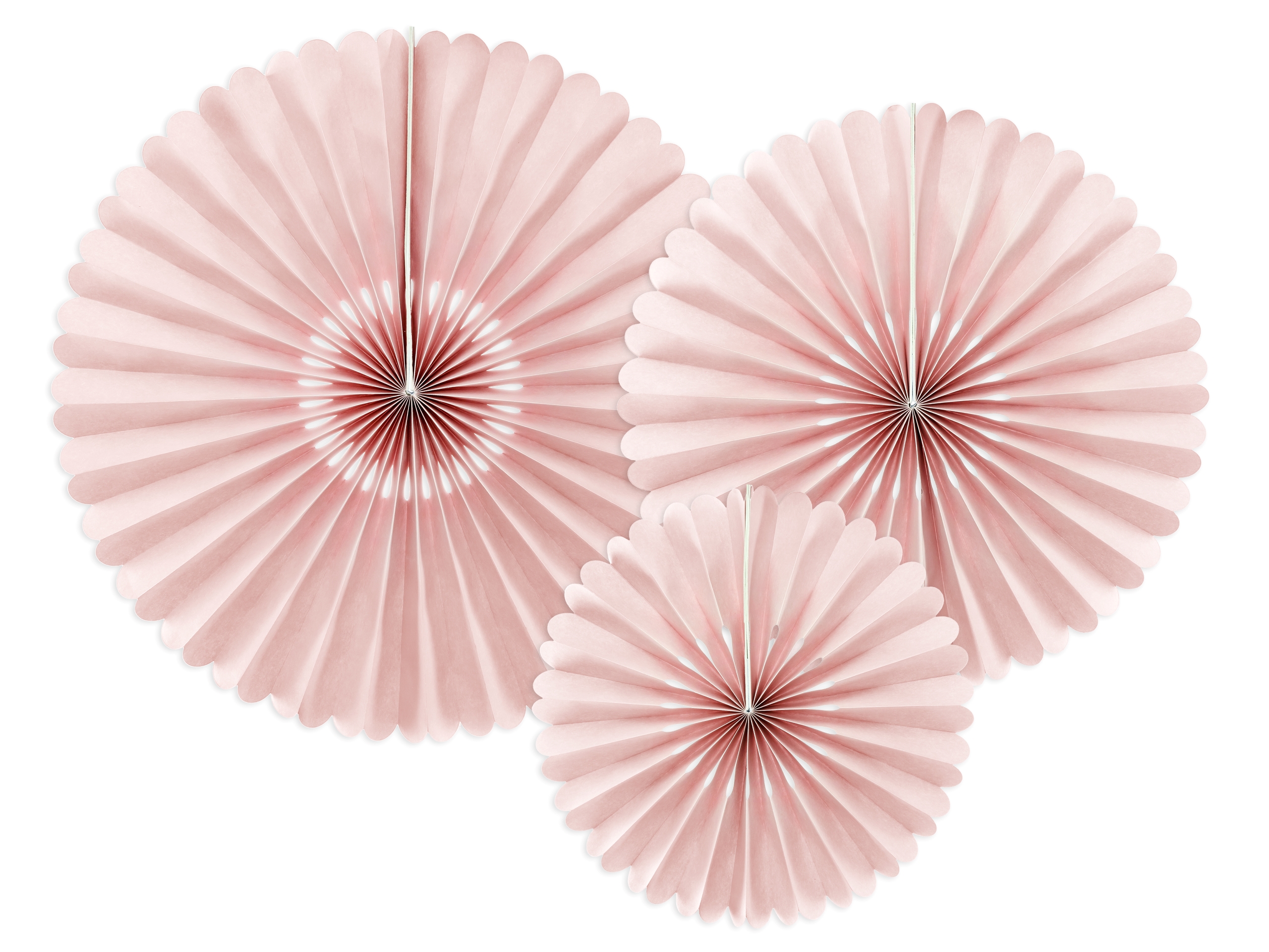 Dusty Rose Decorative Rosettes (pack of 3)