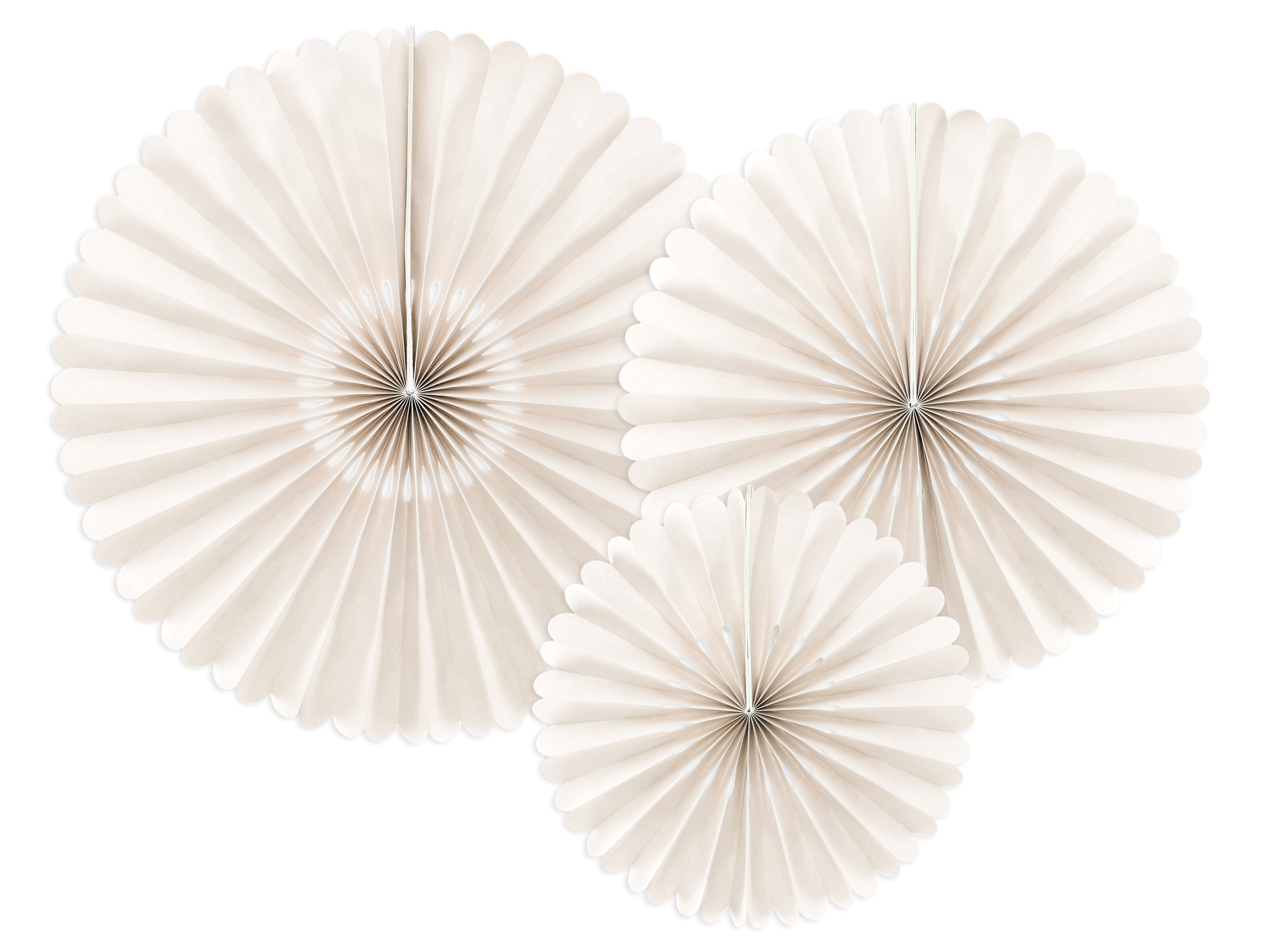 Beige Decorative Rosettes (pack of 3)
