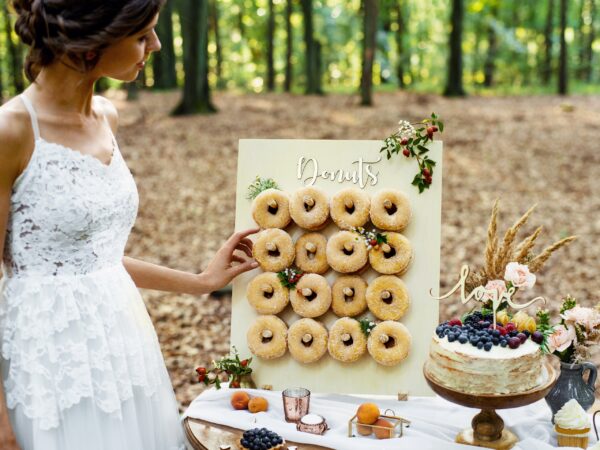 Wooden Love Cake Topper