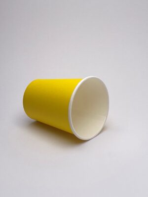 Yellow 8oz Compostable Cup