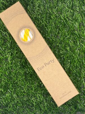 Yellow Stripe Paper Straws