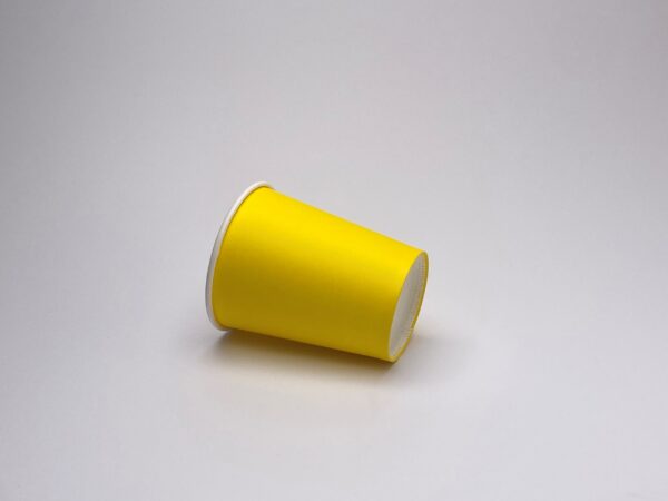 Yellow 8oz Compostable Cup