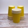 Yellow 8oz Compostable Cup