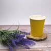 Yellow 8oz Compostable Cup