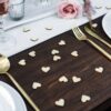 Wooden Confetti Hearts (pack of 50)