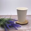 White 12oz Compostable Cup