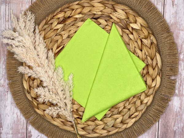 Lime Green Paper Napkins