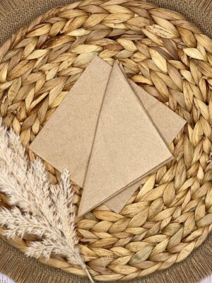Kraft Paper Cocktail Napkins
