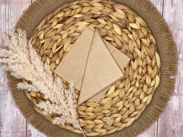 Kraft Paper Cocktail Napkins