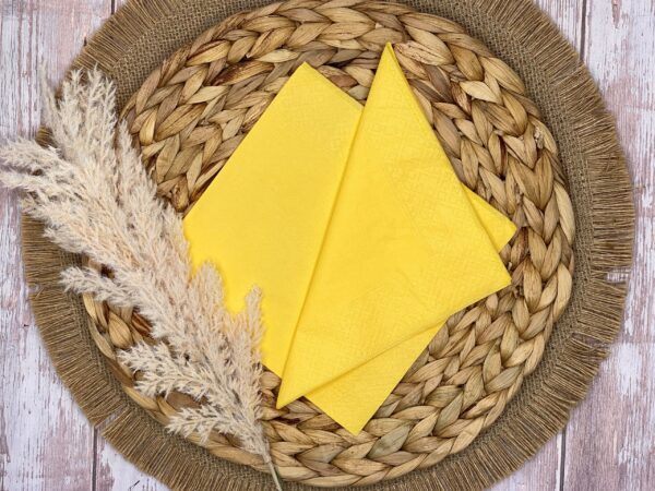 Yellow Paper Napkins
