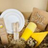 Yellow Paper Napkins (pack of 16)