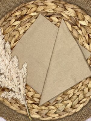 Kraft Paper Napkins (pack of 16)